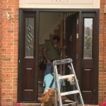 Stylish front entry door for improved curb appeal in VA