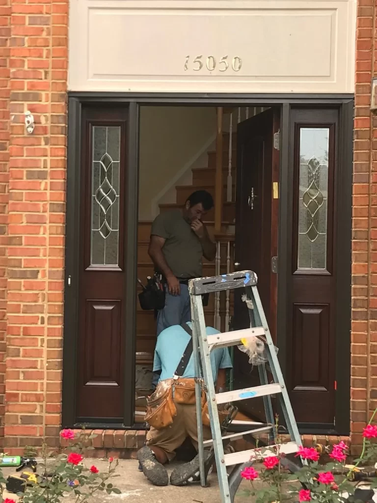 Stylish front entry door for improved curb appeal in VA