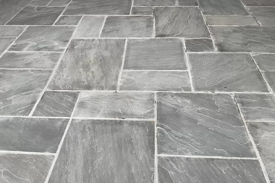 Backyard patio installation by HD Exteriors in Northern VA