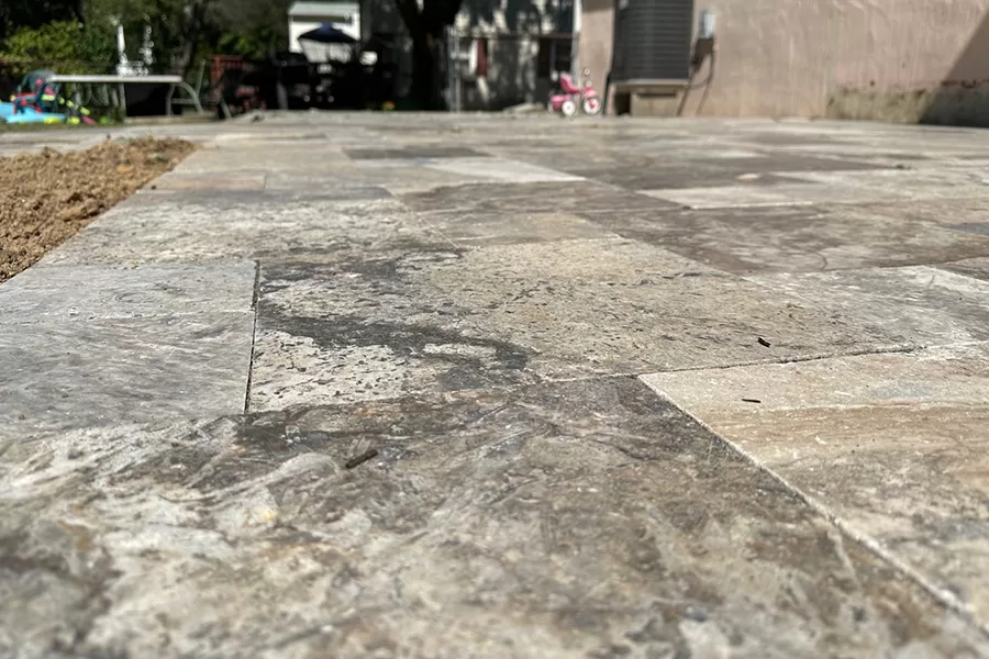 Durable concrete patio installation for VA homeowners