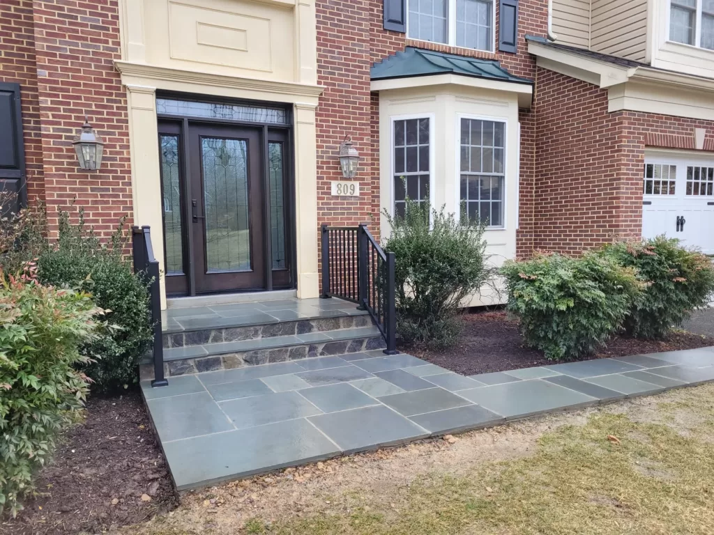 Stylish outdoor patio space by HD Exteriors in Maryland